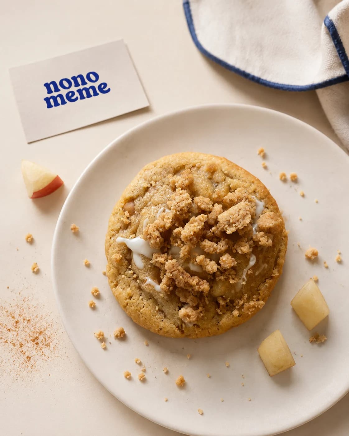 Apple Pie koekje bestellen, handgemaakt en vers gebakken bij nonomeme