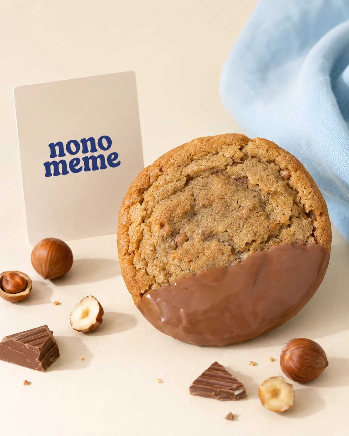 Hazel Crunch koekje bestellen, handgemaakt en vers gebakken bij nonomeme